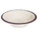 Carlisle 5401853 Mingle™ Fruit Bowl, 5" Diameter, 4.5 Oz, Beige Melamine, Swirl Design, Stackable 1 image