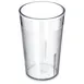 Carlisle 550107 - 5oz Stackable Clear Tumbler, Textured SAN, BPA‑Free, Dishwasher Safe, Recyclable 1 image