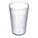 Carlisle 5506-207 Clear Tumbler, 9‑oz, Textured, BPA‑Free SAN, Stackable 1 image