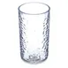 Carlisle 551207 Pebble Optic 12oz Clear Tumbler, SAN, BPA‑Free, Dishwasher Safe, Stackable 1 image