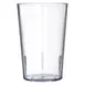 Carlisle 552607 Stackable Tumbler – 8 oz Clear Textured SAN, BPA Free, Dishwasher Safe 2 image