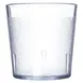 Carlisle 552907 Stackable Old Fashioned Tumbler, 9 oz, Clear Textured SAN, BPA Free, Dishwasher Safe 2 image