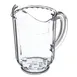 Carlisle 554707 VersaPour® Pitcher, 60 oz Clear SAN Plastic, Break‑Resistant, Safe, Made in USA 1 image