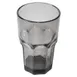 Carlisle 581018 10oz Louis Tumbler, Black Smooth SAN, Dishwasher Safe, 0°F-180°F, Stackable 1 image