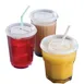 Carlisle 5810L30 - Translucent Disposable Lid, 10 oz Louis Tumbler, Straw Slotted, USA - 36/Case 2 image