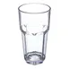 Carlisle 581607 Clear 16oz Tumbler – 16.5oz, SAN Plastic, Smooth, BPA‑Free, Dishwasher‑Safe 1 image