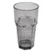 Carlisle 581618 - 16oz Black Faceted Tumbler, SAN, Smooth, Dishwasher Safe, BPA Free, NSF 1 image