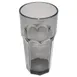 Carlisle 581818 18oz Black SAN Tumbler, Faceted, Stackable, Dishwasher Safe, BPA Free, NSF 1 image