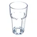 Carlisle 582007 Louis Clear 20oz Tumbler, SAN Plastic, Smooth, BPA‑Free, 0°F‑180°F 1 image