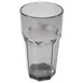 Carlisle 582018 - Louis 20oz Black Faceted Tumbler, SAN Plastic, BPA Free, NSF 1 image