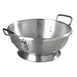 Carlisle 60278 Colander, 8 Qt., 12" Dia. X 5" Deep, Aluminum, Satin Finish 1 image