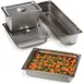 Carlisle 607140C 1/4‑Size Solid Flat Pan Cover, Lift‑Off, Handle, 24‑Gauge 18/8 Stainless Steel, NSF 2 image