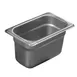 Carlisle 607194 DuraPan™ Steam Table Pan, 1/9-size, 1.10 qt., 4" deep, Stainless Steel, NSF - 1/Case 1 image
