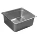 Carlisle 607236 DuraPan™ Steam Table Pan – 2/3 Size 14‑Quart 6" Deep, Stainless Steel Dishwasher Safe 1 image