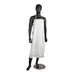 Carlisle 614DVA-WH20 San Jamar - Dishwashing Apron, 36" X 45", No Pockets, Extra Long Heavy Duty Braided Ties 1 image
