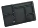 Carlisle 61503 6‑Compartment Omni‑Directional Rectangular Tray, 15" x 8‑3/4", Black ABS, NSF‑Approved 1 image