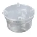 Carlisle 703907 1.9 Qt Clear Bowl with Snap‑On Lid, 5"‑7" Size, NSF Certified, Made in USA 2 image