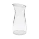 Carlisle 7090107 Cascata Carafe – 1/2 Liter 16.9 Oz Polycarbonate, Clear, Drip‑Free, NSF Certified 1 image