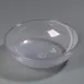 Carlisle 721007 Clear 10" Salad Bowl 3-4 Qt Polycarbonate Pebbled Scratch-ResFreezer/Dishwasher Safe 1 image