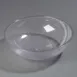 Carlisle 721207 Clear 12" Round Salad Bowl, 5.5‑Qt Polycarbonate, Dishwasher/Freezer Safe 1 image