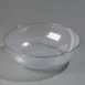 Carlisle 721807 - 18" Clear Polycarbonate Salad Bowl, 18‑Qt, Pebbled, Freezer Safe 1 image