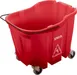 Carlisle 7690405 OmniFit Mop Bucket, 35 Qt Red Heavy‑Duty Plastic Construction 1 image