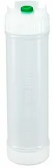 Carlisle 857320S Squeeze Bottle – 20 oz. White, Green Cap, San Jamar EZ‑Kleen, Single Tip – 1/Pack 1 image