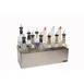 Carlisle B5522D Double Speed Rail, 21-1/8"W x 8"D x 7-5/8"H, Stainless, 10 Qt/L Bottles 1 image