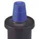 Carlisle C2210CBK In-Counter Cup Dispenser, 23" Tube, 6-24 oz, Plastic, Black 1 image