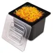 Carlisle CI7001BK Chill-It Food Pan, 1/6 Size, 6" Deep, Refrigerant Filled, ABS Plastic, Black 1 image