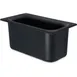 Carlisle CM110203 Coldmaster Food Pan, 1/3‑size, 6" Deep, Gel‑Insulated, Black ABS, NSF, BPA‑Free 1 image