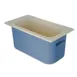 Carlisle CM1102C1402 Food Pan, 1/3 Size, 4 Qt, 6" Deep, White/Blue ABS, Color Changing 1 image