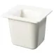 Carlisle CM110402 Coldmaster Food Pan, 1/6-size, 6" Deep, White, ABS Plastic, Gel-Insulated 1 image