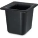 Carlisle CM110403 Coldmaster Food Pan, 1/6-size, 6" Deep, Refrigerant Insulated, Black, BPA Free 1 image