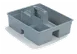 Carlisle JC1945CB23 Janitorial Tool Caddy, 15-1/8" L x 13-1/8" W x 8-1/2" H, Polypropylene Gray Construction 1 image