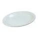 Carlisle KL12602 - 13-1/2" x 9-3/4" Oval White Melamine Platter, Heat Resistant 212°F, BPA Free, NSF 1 image
