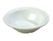 Carlisle KL80502 Kingline™ Rimmed Fruit Bowl, 4‑1/2" Dia, 4‑3/4 oz, White Gloss, 212°F Heat‑Resistant 1 image