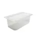 Carlisle MP13 ModPan 1/3 Size 4 Qt Translucent PP Food Pan 5½" Deep, Microwave Safe, - 12/Case 1 image