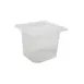 Carlisle MP16 San Jamar - Modpan Food Pan, 1/6 Size, 2 Qt., 4-1/8" Deep - Case 1 image