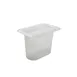 Carlisle MP19 ModPan 1/9 Size 1 Qt, 5-1/8" Clear PP Lid, Microwave & Dishwasher Safe - 1/Case 1 image