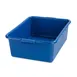 Carlisle N4401114 Comfort Curve™ Stackable Bus Box, 20" L x 15" W x 7" H, Blue High-Density Polyethylene, Reinforced Rim, HACCP Zone Use, NSF Certified 1 image