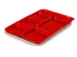 Carlisle P614R05 Carlisle - Compartment Tray, 14-3/8"L X 10"W, Right-Handed, Rectangular 1 image