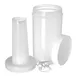 Carlisle PS601N02 Store 'N Pour Quart Complete Container, 32 oz, White, Polyethylene, BPA Free 2 image