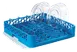 Carlisle RPC14 OptiClean™ Plate Cover Rack, 3‑1/4" Height, Wire Inserts, Blue Polymer Finish, NSF Certified 1 image