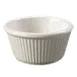 Carlisle S287-842 Plastic Ramekin 4 oz (3‑3/8" Dia) Bone Melamine Stackable Dishwasher Safe - 12/Pack 1 image