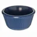 Carlisle S29160 - 4 Oz Ramekin, 3‑3/8" Diameter, Fluted Cobalt Blue Melamine, NSF Certified, BPA‑Free 1 image