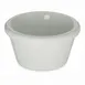 Carlisle S29202 Plastic Ramekin, 2 oz, 2‑13/16" Dia, Fluted White Melamine, NSF BPA‑Free 1 image