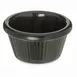 Carlisle S29203 Plastic Ramekin, 2‑Oz (2‑13/16” Dia.) Black Melamine, Stackable, NSF, BPA‑Free 1 image