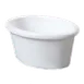 Carlisle S31002 Plastic Ramekin, 2 oz, 2-3/4" L x 2" W x 1-1/2" H, White Melamine, NSF, BPA Free 1 image