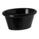 Carlisle S31203 - 3 oz Ramekin, 3-3/8" L x 2-5/8" W x 2-5/8" H, Black Melamine, NSF, BPA-Free 1 image